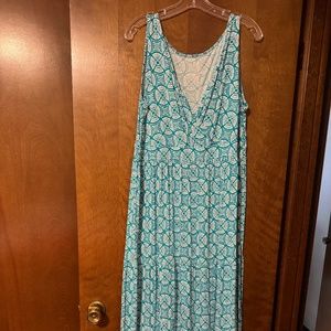 Sleeveless Maxi dress tiered